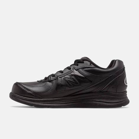 Кожаные кроссовки 577v1 New Balance Wide 40,5 (9 US) 26,5 см Черный 1163036038