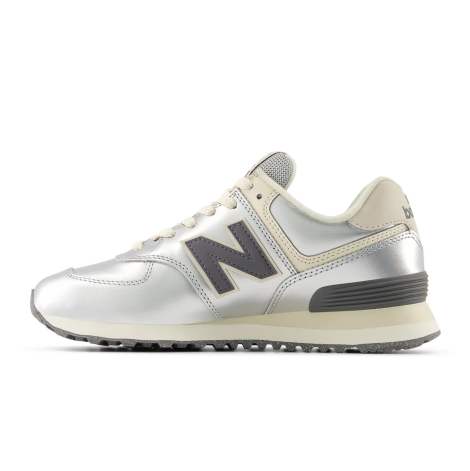 Женские кроссовки New Balance 574 40,5 (9 US) 26 см Серебристый 1163297472