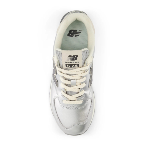 Женские кроссовки New Balance 574 40,5 (9 US) 26 см Серебристый 1163297472
