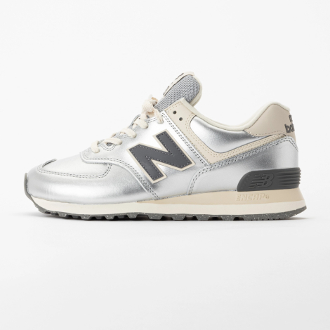 Женские кроссовки New Balance 574 40,5 (9 US) 26 см Серебристый 1163297472
