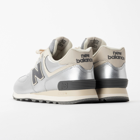 Женские кроссовки New Balance 574 40,5 (9 US) 26 см Серебристый 1163297472