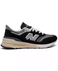 Мужские кроссовки 997R New Balance с логотипом 45,5 (11,5 US) 29,3 см Черный/Серый 1159840414