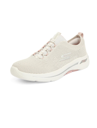 Женские кроссовки Skechers Arch Fit Crystal Waves 37,5 (7,5 US) 24,5 см Бежевый/Розовый 1159841110