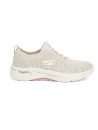 Женские кроссовки Skechers Arch Fit Crystal Waves 37,5 (7,5 US) 24,5 см Бежевый/Розовый 1159841110