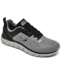 Мужские кроссовки Skechers Track - Broader 48,5 (14 US) 31,5 см Черный/Серый 1159841680