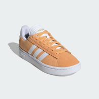 Женские кроссовки Grand Court Alpha Adidas из натуральной замши 39 1/3 (7,5 US) 25 см Оранжевый 1159841863