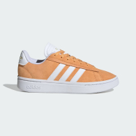 Женские кроссовки Grand Court Alpha Adidas из натуральной замши 39 1/3 (7,5 US) 25 см Оранжевый 1159841863