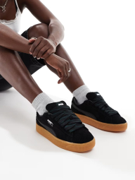 Женские замшевые кроссовки PUMA Suede XL Skate 37,5 (7 US) 24,3 см Черный 1159843503