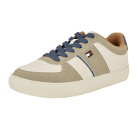 Мужские кроссовки Tommy Hilfiger с логотипом 47 (13 US) 31 см Бежевый/Молочный 1159850286