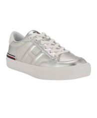 Женские кроссовки Tommy Hilfiger из экокожи 42 (10 US) 26,5 см Серебристый 1159850315