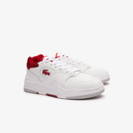 Мужские кожаные кроссовки Lacoste Lineshot 46,5 (12,5 US) 30 см Белый/Красный 1159850832