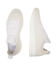 Мужские текстильные кроссовки Armani Exchange 45 (12 US) 30 см Молочный 1159851040