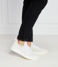 Мужские текстильные кроссовки Armani Exchange 45 (12 US) 30 см Молочный 1159851040