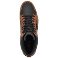 Високі чоловічі кросівки GUESS 41 (8 US) 26,8 см Чорний/Коричневий 1159851069