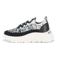 Женские текстильные кроссовки Laith DKNY на платформе 38,5 (8 US) 24,5 см Черный/Белый 1159851460