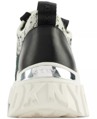 Женские текстильные кроссовки Laith DKNY на платформе 38,5 (8 US) 24,5 см Черный/Белый 1159851460