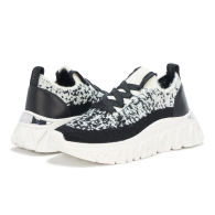 Женские текстильные кроссовки Laith DKNY на платформе 38,5 (8 US) 24,5 см Черный/Белый 1159851460