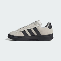 Замшевые кроссовки Grand Court Alpha Adidas 46 2/3 (12 US) 30 см Серый 1159851626