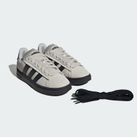 Замшевые кроссовки Grand Court Alpha Adidas 46 2/3 (12 US) 30 см Серый 1159851626