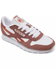 Жіночі кросівки Classic Leather Casual Reebok 37,5 (7 US) 24 см Білий/Коричневий 1159851864