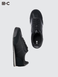 Кроссовки из экокожи Uniqlo со вставками из натуральной замши 41,5 (9,5 US) 27,3 см Черный 1159855320