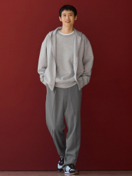Кроссовки Uniqlo со вставками из натуральной замши 41 (9 US) 28 см Голубой 1159862905