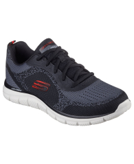 Текстильні кросівки Skechers Track Glendor Running 43 (10 US) 28 см Чорний/Сірий 1162655515