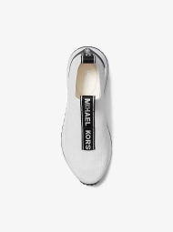 Вязаные кроссовки-слипоны Bodie Michael Kors 37 (7 US) 24,5 см Белый 1163088026