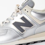Женские кроссовки New Balance 574 40,5 (9 US) 26 см Серебристый 1163297472