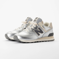 Женские кроссовки New Balance 574 40,5 (9 US) 26 см Серебристый 1163297472