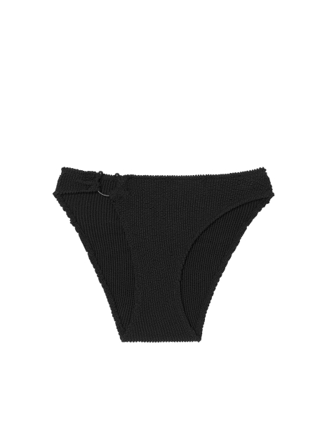 Раздельный купальник из жатой ткани Victoria's Secret топ и плавки бикини 1159853197 (Черный XL/XXL)