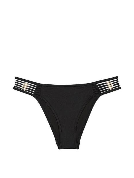 Раздельный купальник Victoria's Secret бандо и плавки бразильяны 1159853603 (Черный M)