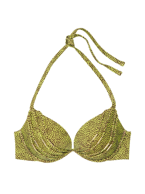 Женский раздельный купальник Victoria's Secret топ Push-Up и плавки бразильяны 1159853997 (Салатовый 36A/M)