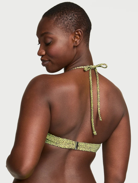 Жіночий роздільний купальник Victoria's Secret бандо та плавки бразилії 1159855390 (Салатовий XL)