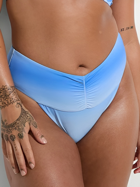 Роздільний купальник Victoria's Secret топ Push-Up та плавки бікіні 1159857634 (Блакитний 32C/S)