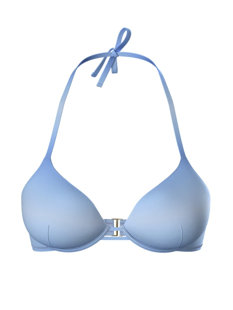 Роздільний купальник Victoria's Secret топ Push-Up та плавки бікіні 1159857634 (Блакитний 32C/S)