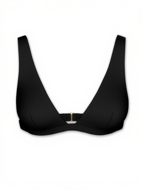 Женский раздельный купальник Victoria's Secret топ и плавки бразильяны 1159858235 (Черный XL)