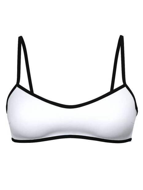 Раздельный купальник Victoria's Secret топ и плавки чики 1159859696 (Белый L)