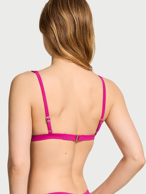 Женский раздельный купальник Victoria's Secret топ и плавки бикини 1159860009 (Розовый XL)