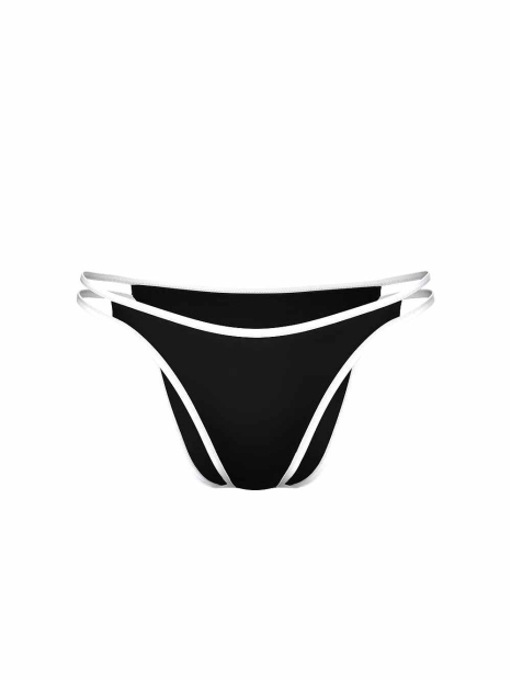 Раздельный купальник Victoria's Secret топ и плавки чики 1160285547 (Черный XXL)