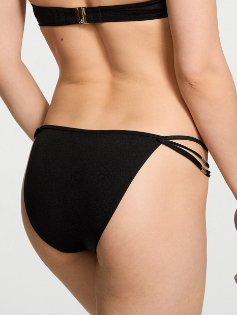 Роздільний купальник Victoria's Secret бандо та плавки бікіні 1160857075 (Чорний XXL)