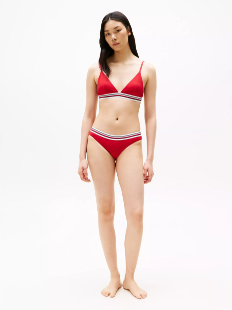 Раздельный купальник Tommy Hilfiger бюст триангл и трусики бикини 1161065617 (Красный L)