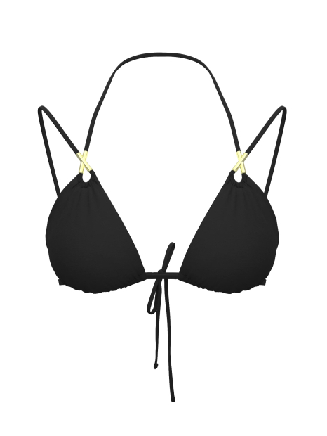 Раздельный купальник Victoria's Secret топ и плавки бикини 1162085663 (Черный XL)