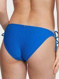 Раздельный купальник Victoria's Secret топ-бюст Push-Up и плавки бикини на завязках 1159841269 (Синий XL)