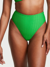 Раздельный купальник Victoria's Secret топ и высокие плавки бикини 1159845731 (Зеленый 32C/S)