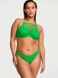Раздельный купальник Victoria's Secret топ Push-Up и плавки бразильяны 1159845733 (Зеленый 32C/S)