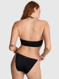 Раздельный купальник Victoria's Secret Pink топ бандо и плавки чики 1159849790 (Черный XL)