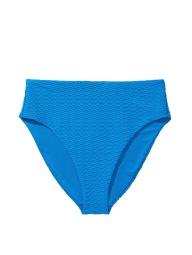 Роздільний купальник Victoria's Secret топ та високі плавки бікіні 1159850907 (Синій 34B/S)