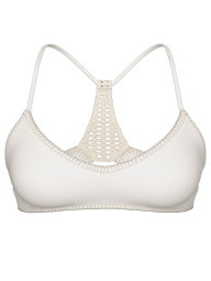 Раздельный купальник с вязаной отделкой Victoria's Secret топ и плавки бикини 1159853194 (Белый XL)