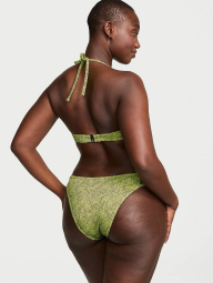 Женский раздельный купальник Victoria's Secret топ Push-Up и плавки бразильяны 1159853997 (Салатовый 36A/M)